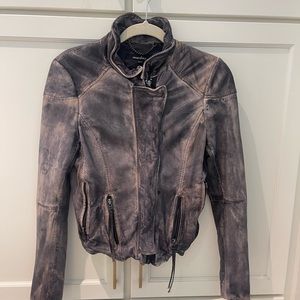 Muubaa Vintage Y2K leather jacket. Used. Good condition. Size 2.